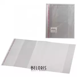 Обложки ПП для тетради и дневника, комплект 5 шт., универсальные, клейкий край, 80 мкм, 215х400 мм