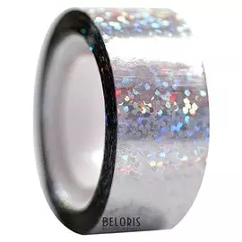 Обмотка для гимнастических булав и обручей Diamond клейкая, цвет серебряный металлик