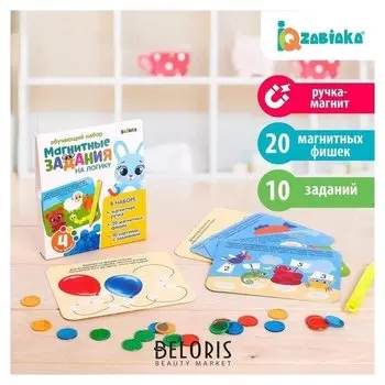 Обучающая игра с магнитной ручкой «Магнитные задания на логику»