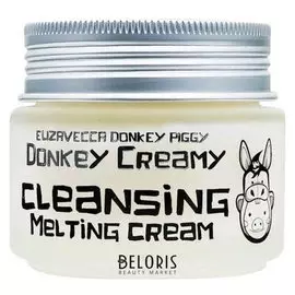Очищающий сливочный крем для удаления загрязнений и макияжа "Donkey Creamy Cleansing Melting Cream"