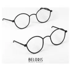 Очки большие, для игрушек, набор 2 шт., цвет чёрный