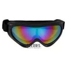 Очки для езды на мототехнике Torso, стекло фиолетовый хамелеон, черные