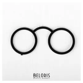 Очки для игрушек "Пенсне", набор 5 шт., размер 1 шт. 5,6×2,5×0,4 см, цвет чёрный