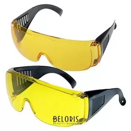 Очки защитные "Дельта", с поликарбонатными линзами, желтые