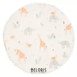 Одеяло "Крошка Я" сафари, 100х100 см, 100% хлопок