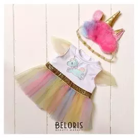 Одежда для пупса "Единорожка" с аксессаурами