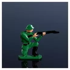 Оловянный солдатик "Стрелок с колена"