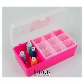 Органайзер, 21 × 11 × 6,5 см, цвет малиновый