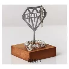 Органайзер для аксессуаров с металлической фигуркой "Бриллиант"