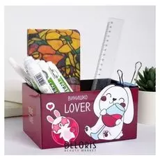 Органайзер для канцтоваров "Винишко Lover" зайка с бокалом, 100 х 150 х 80 мм