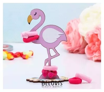 Органайзер для резинок и бижутерии "Фламинго"