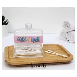 Органайзер для ватных палочек «Grl Power», 10,5 х 9,5 см