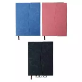 Органайзер формат А5, 100 листов, клетка, с хлястиком, с карманом, обложка пвх