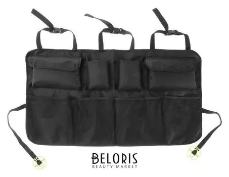 Органайзер на заднее сиденье 87 х 47 см, 8 карманов, черный
