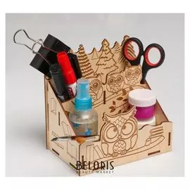 Органайзер "Совы", 15х15х9,5 см