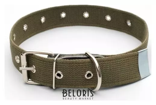 Ошейник брезентовый щенячий однослойный, 72 х 3,5 см