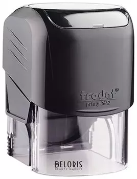 Оснастка для печати компактная, оттиск D=42 мм, синий, Trodat 3642 Printy, крышка, подушка