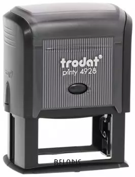 Оснастка для штампа, размер оттиска 60х33 мм, синий, Trodat 4928, подушка в комплекте