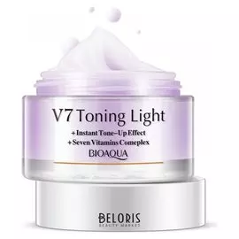 Крем для лица с комплексом витаминов v7, выравнивающий текстуру кожи