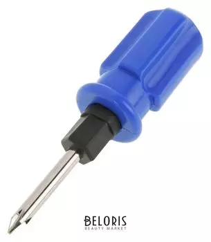 Отвертка 2 в 1 "Сервис ключ", SL6 х 38 мм, пластиковая рукоятка