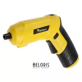 Отвертка аккумуляторная Kolner Kcsd 3.6l, 3.6 В, Li-ion, 1.3 Ач, 250 об/мин, 3 Нм, 6.35 мм