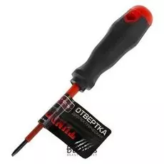 Отвертка диэлектрическая Tundra, SL3 х 75 мм