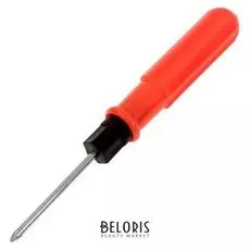 Отвертка комбинированная Lom, 2 в 1, PH1 и SL3 х 50 мм, пластиковая рукоятка