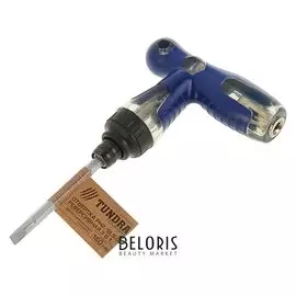 Отвертка комбинированная Tundra, 3 в 1, 160 мм, реверс, 2К рукоятка