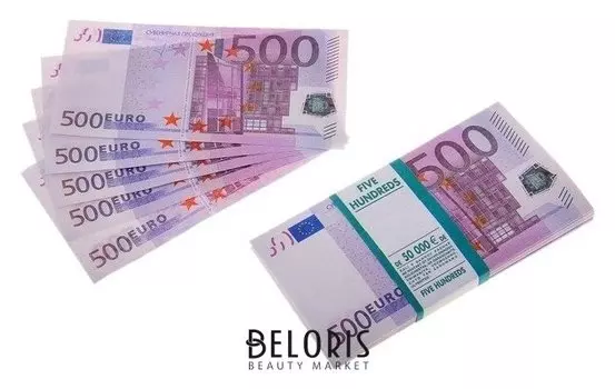 Пачка купюр 500 евро