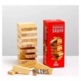 Падающая башня, 48 брусков