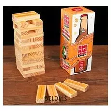 Падающая башня «Запой» с фантами, 54 бруска