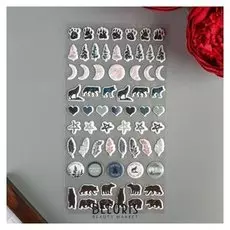 Паффи-стикеры Heidi Swapp - коллекция «Wolf Pack» (65 шт)