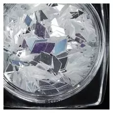 Пайетки для декора «Ромбы», цвет прозрачный