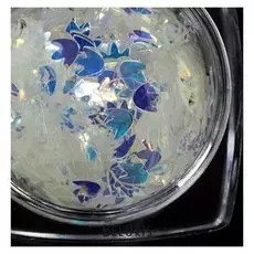 Пайетки для декора «Тюльпаны», цвет прозрачный