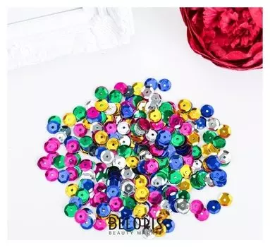 Пайетки для творчества "Классика", 8 мм, 30 г