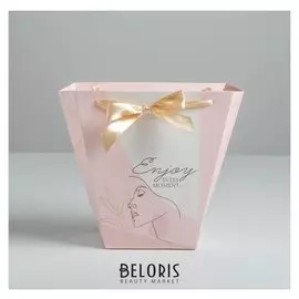 Пакет для цветов трапеция Enjoy, 10 × 23 × 23 см