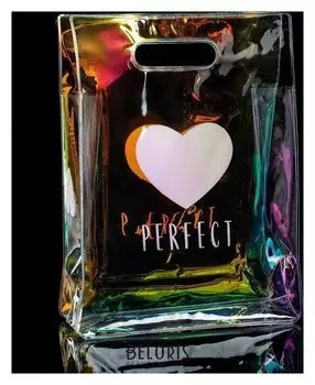 Пакет из голографического пластика Perfect, 18 × 24 × 6,5 см