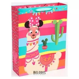 Пакет ламинат вертикальный "Лама", минни маус, 31х40х11 см