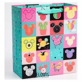 Пакет ламинат вертикальный "Mickey", микки маус, 23х27х11,5 см