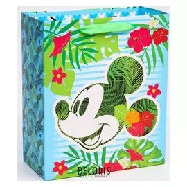 Пакет ламинат вертикальный "Mickey", микки маус, 23х27х11,5 см