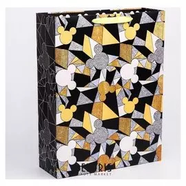 Пакет ламинат вертикальный "Микки", микки маус, 31х40х11 см