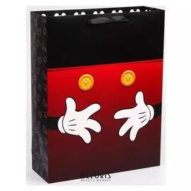 Пакет ламинат вертикальный "Микки", микки маус, 31х40х11 см