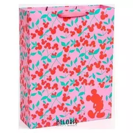 Пакет ламинат вертикальный "Микки", микки маус, 31х40х11 см