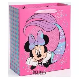 Пакет ламинат вертикальный "Минни", минни маус, 23х27х11,5 см