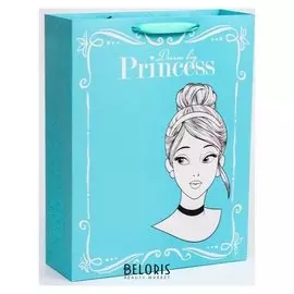 Пакет ламинат вертикальный "Princess", принцессы, 31х40х11 см