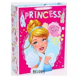 Пакет ламинат вертикальный "Princess", принцессы, 31х40х11 см