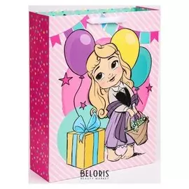 Пакет ламинат вертикальный "Принцессы", принцессы, 31х40х11 см