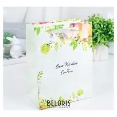 Пакет ламинированный "Цветы"