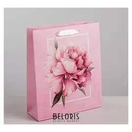 Пакет ламинированный вертикальный «Пион», ML 23 × 27 × 8 см