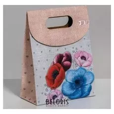 Пакет подарочный «Для тебя», 12 × 16 × 6 см